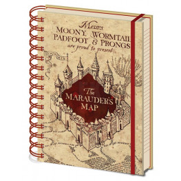 Harry Potter zápisník A5 Marauders Map